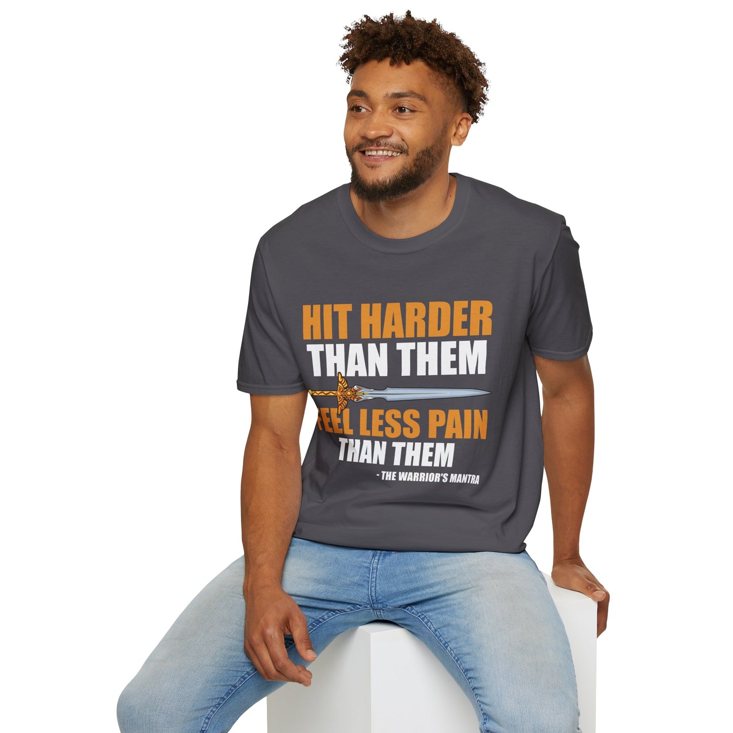Warrior Mantra - Softstyle T-Shirt for Men and Women