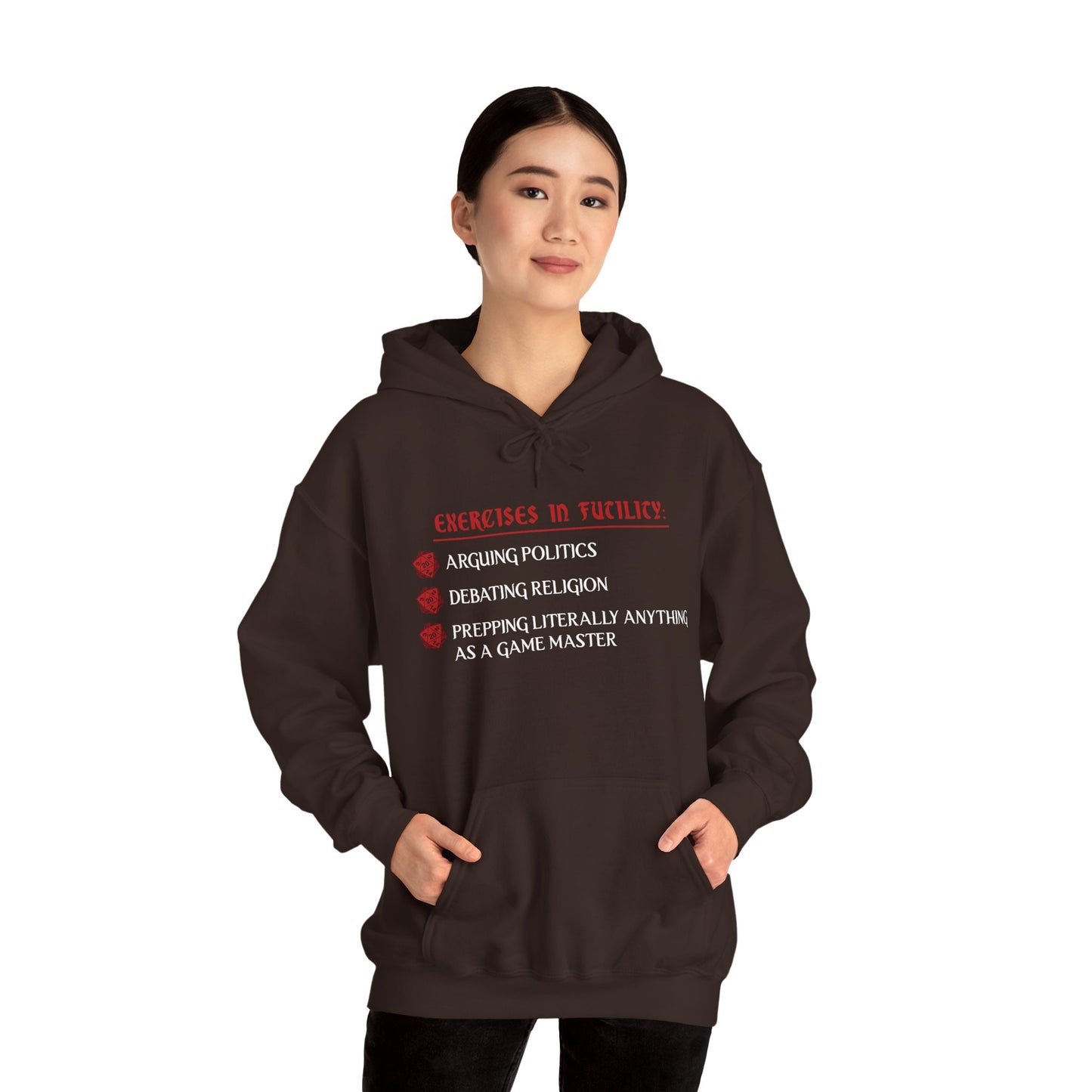 Exercises in Futility - Heavy Blend™ Hooded Sweatshirt for Men and Women