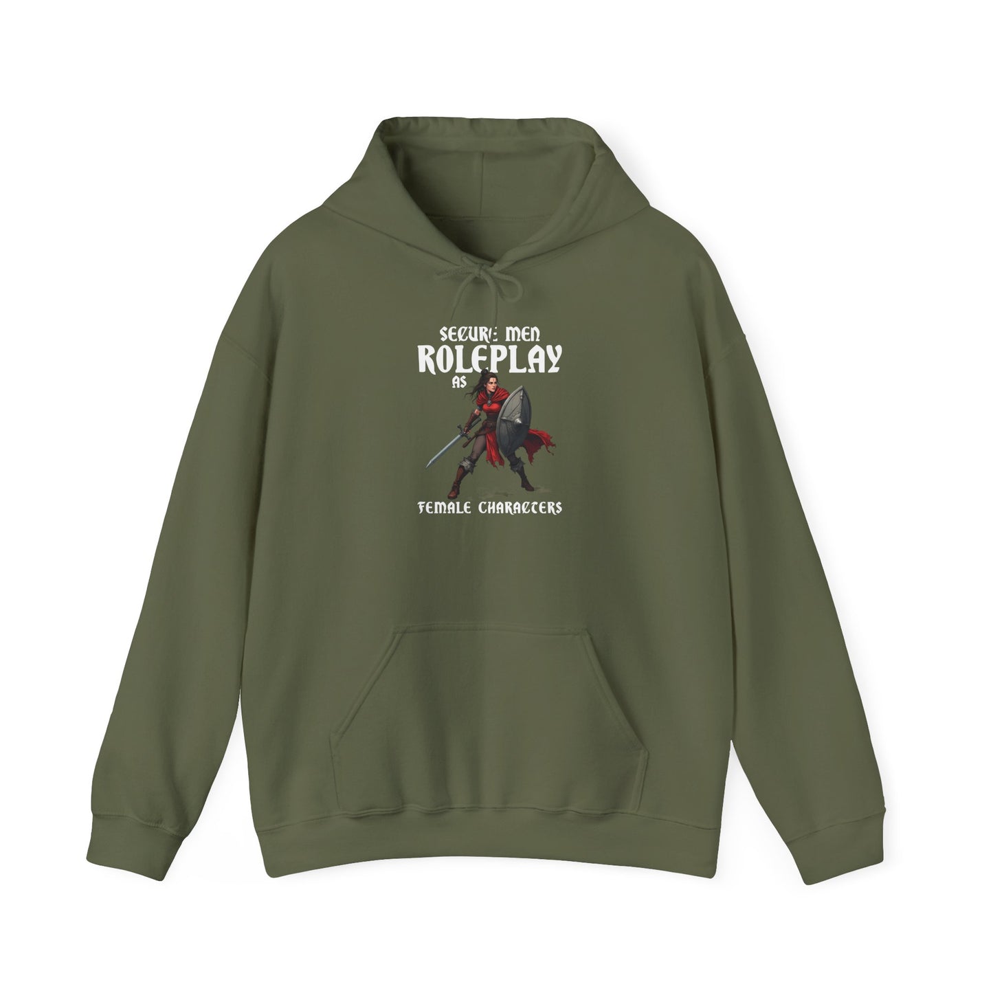 Secure Men Roleplay as Women - Heavy Blend™ Hooded Sweatshirt for Men and Women
