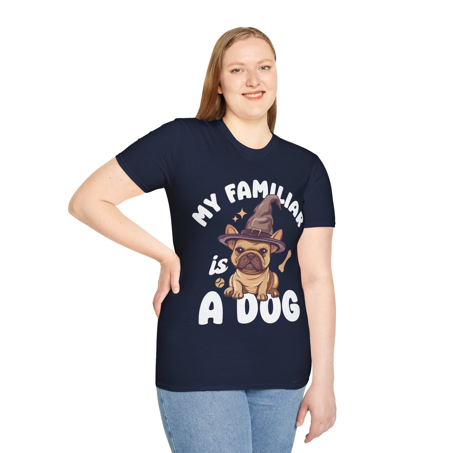 My Familiar is a Dog - Unisex Softstyle T-Shirt