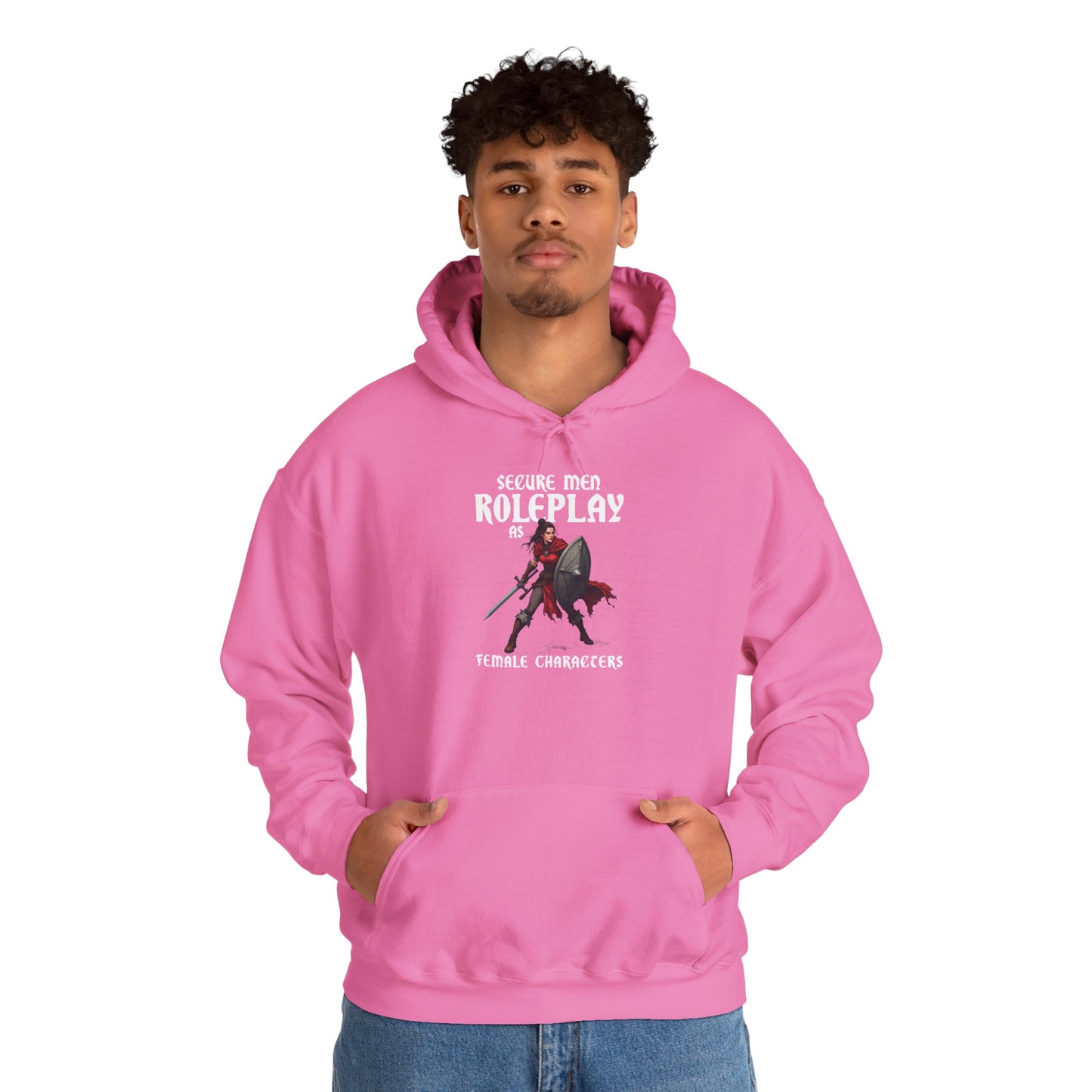 Secure Men Roleplay as Women - Heavy Blend™ Hooded Sweatshirt for Men and Women