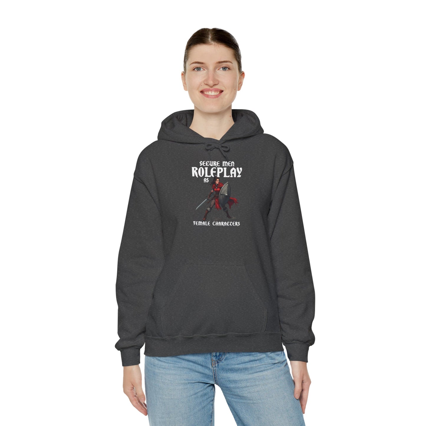 Secure Men Roleplay as Women - Heavy Blend™ Hooded Sweatshirt for Men and Women