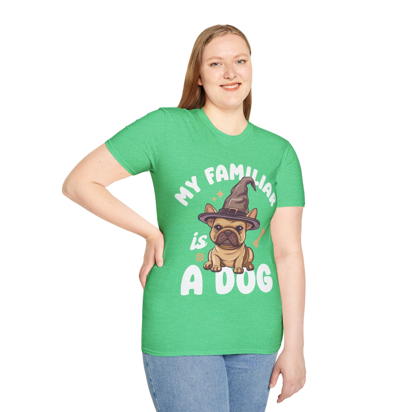 My Familiar is a Dog - Unisex Softstyle T-Shirt