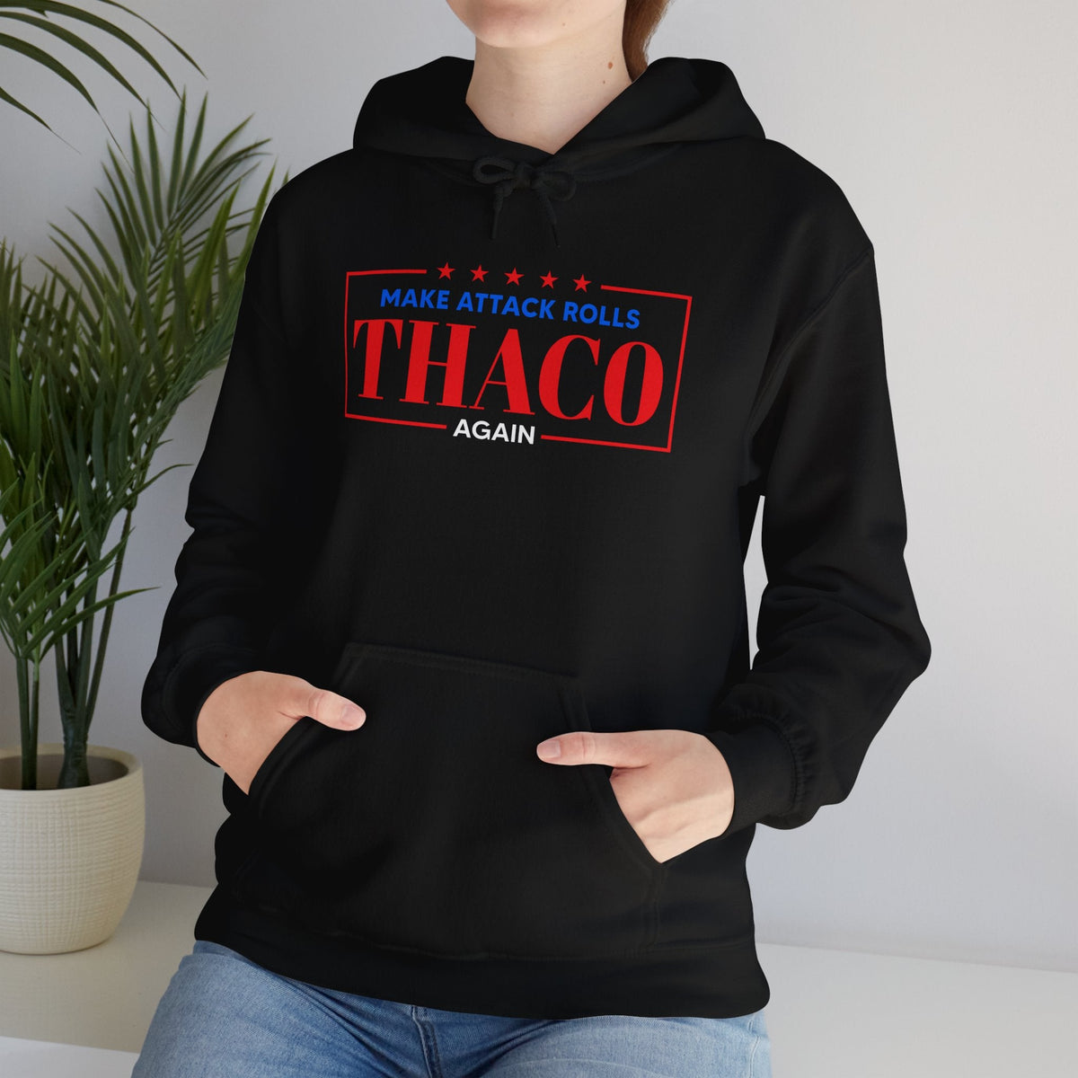 Make Attack Rolls THAC0 Again - Heavy Blend™ Hoodie for Men & Women Printify