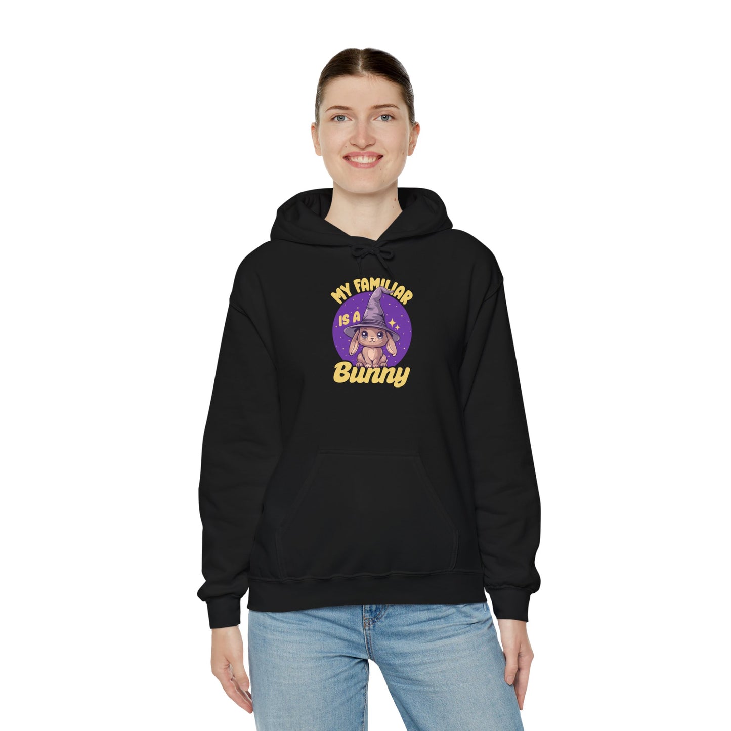 My Familiar is a Bunny - Heavy Blend™ Hoodie for Men and Women