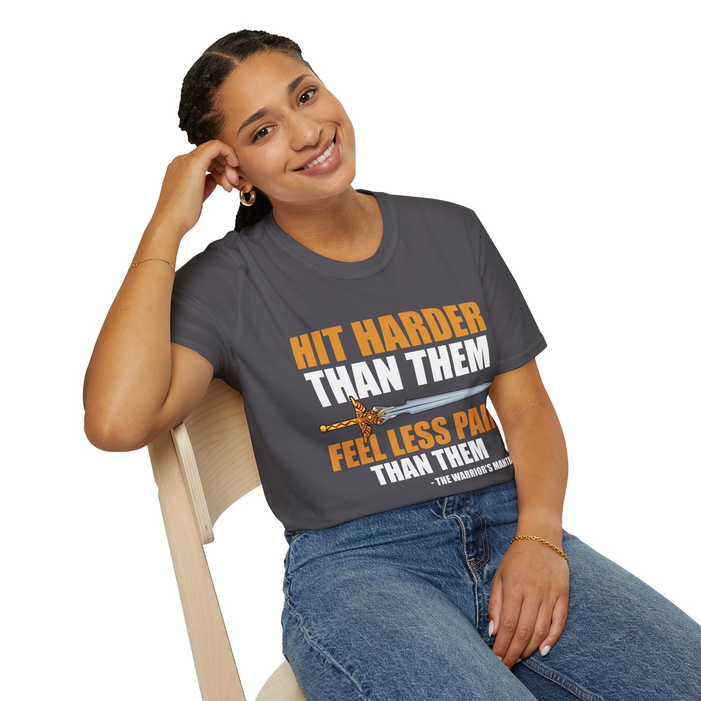 Warrior Mantra - Softstyle T-Shirt for Men and Women