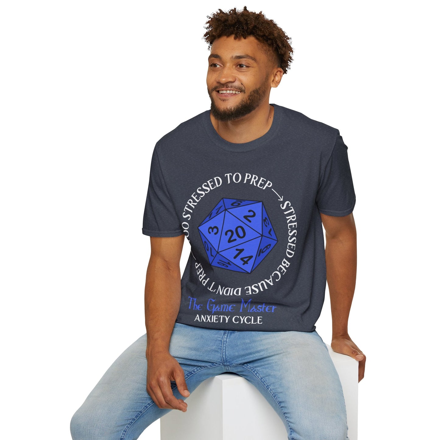 The GM Anxiety Cycle - Softstyle T-Shirt for Men and Women Printify