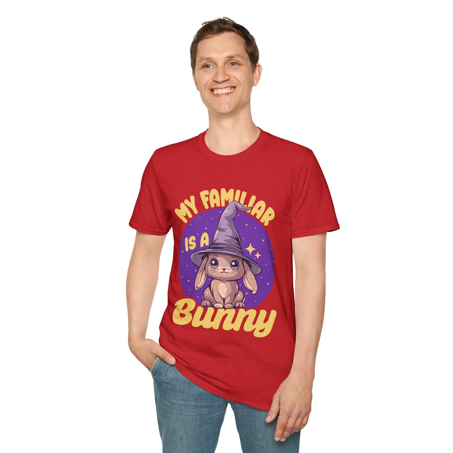 My Familiar is a Bunny - Softstyle T-Shirt for Men and Women