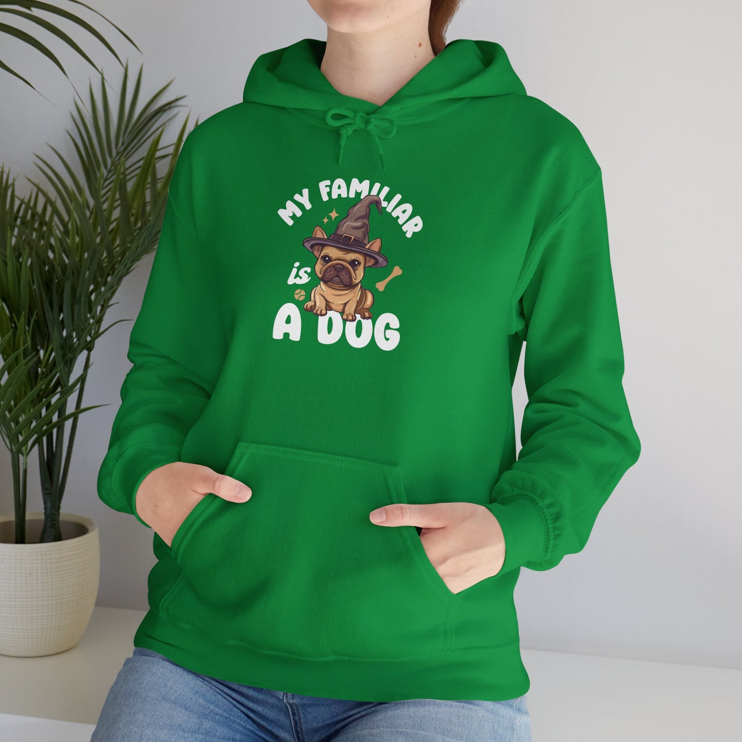 My Familiar is a Dog - Heavy Blend™ Hoodie for Men and Women