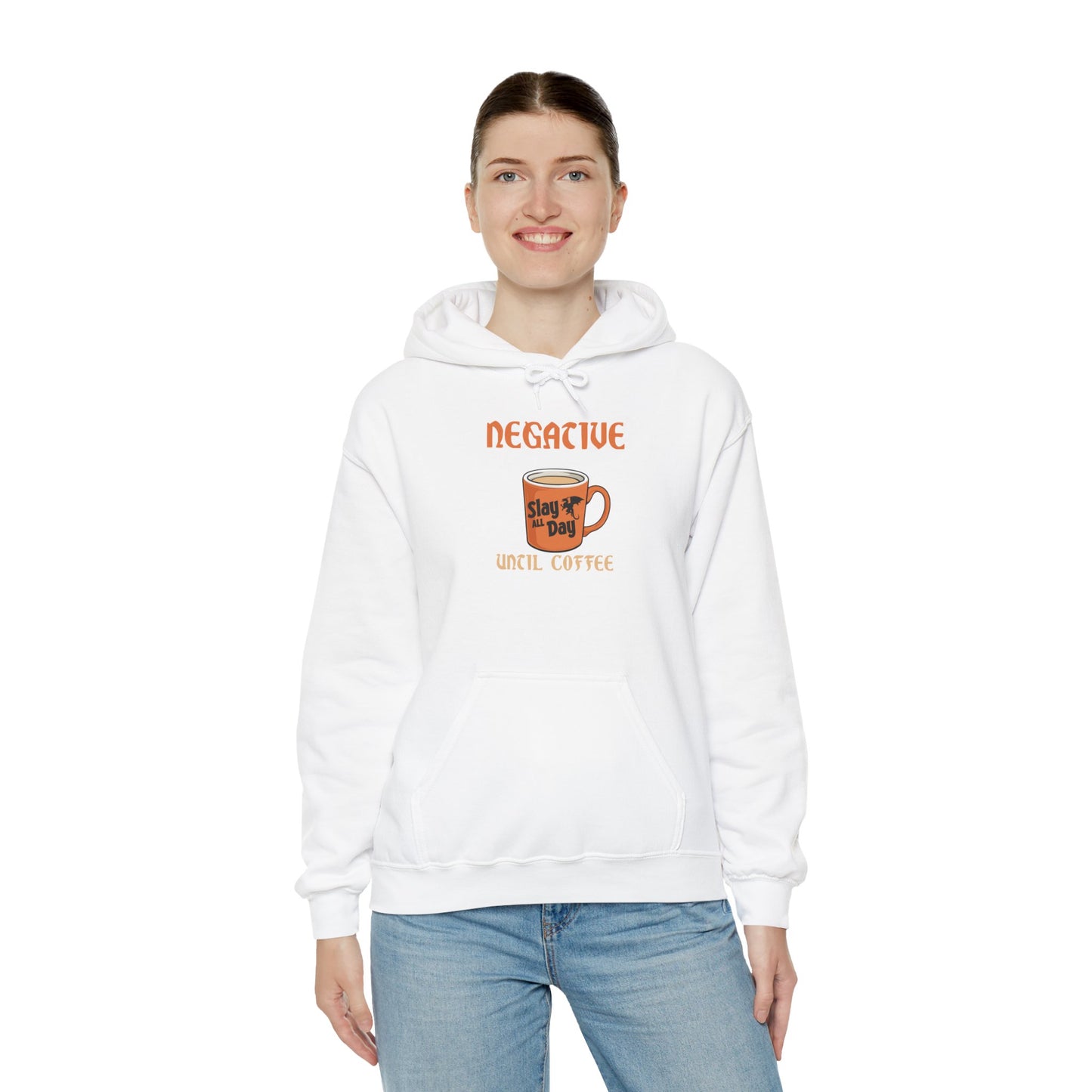 Negative Charisma Modifier Until Coffee - Heavy Blend™ Hooded Sweatshirt for Men and Women