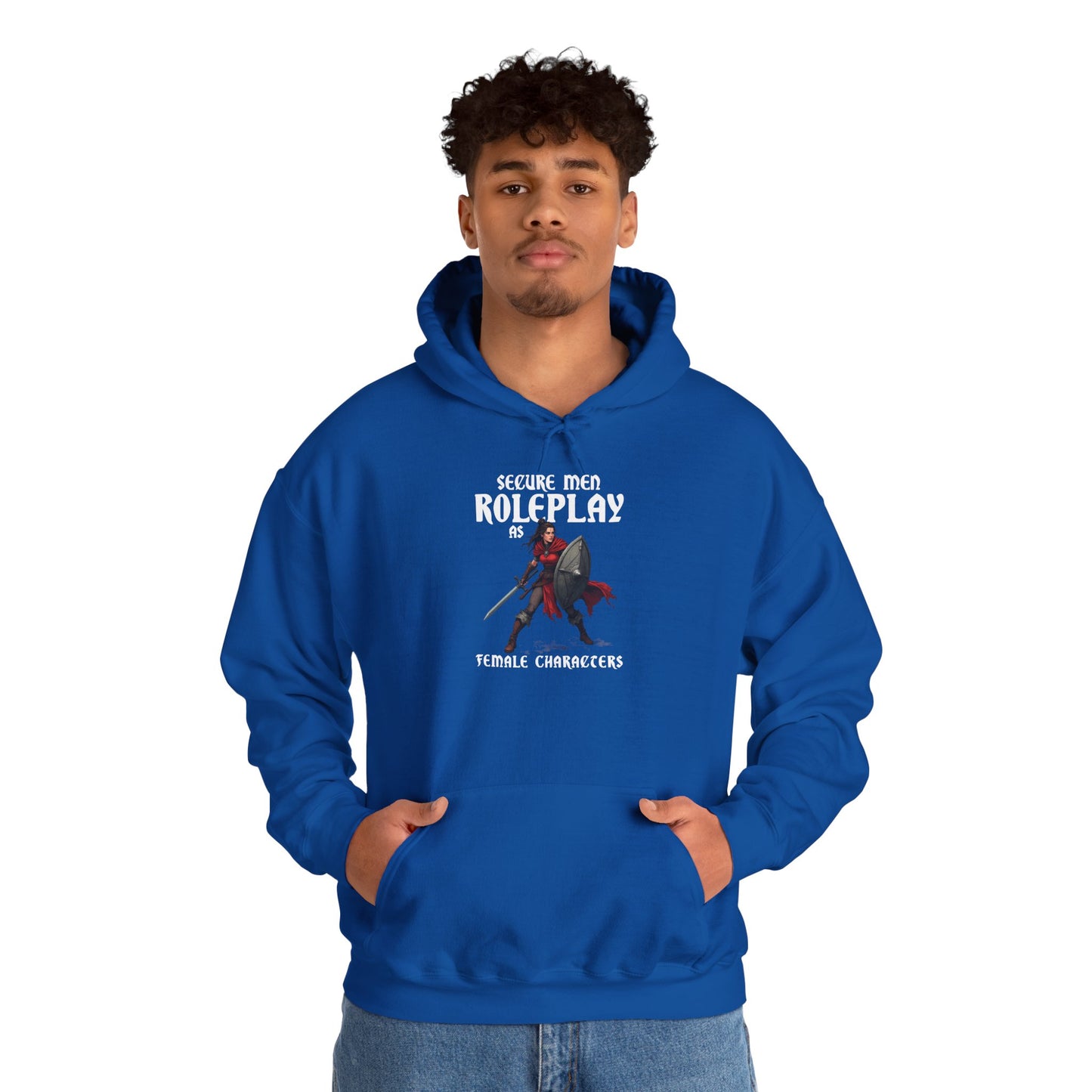 Secure Men Roleplay as Women - Heavy Blend™ Hooded Sweatshirt for Men and Women