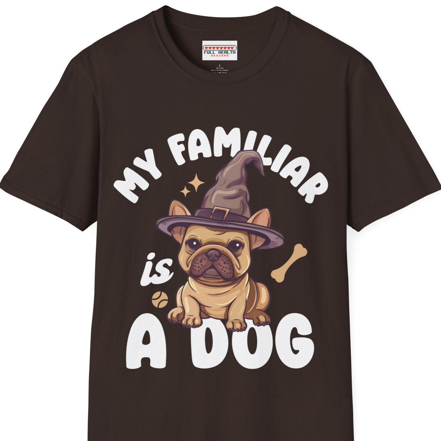 My Familiar is a Dog - Unisex Softstyle T-Shirt