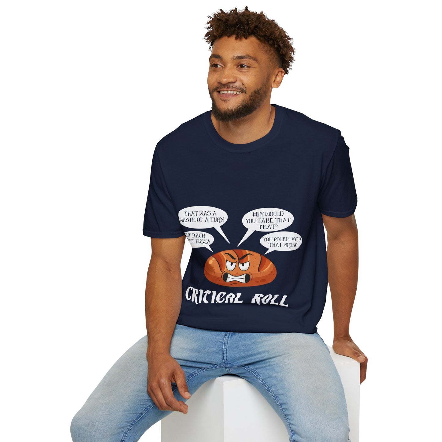 Critical Roll - Softstyle T-Shirt for Men and Women Printify