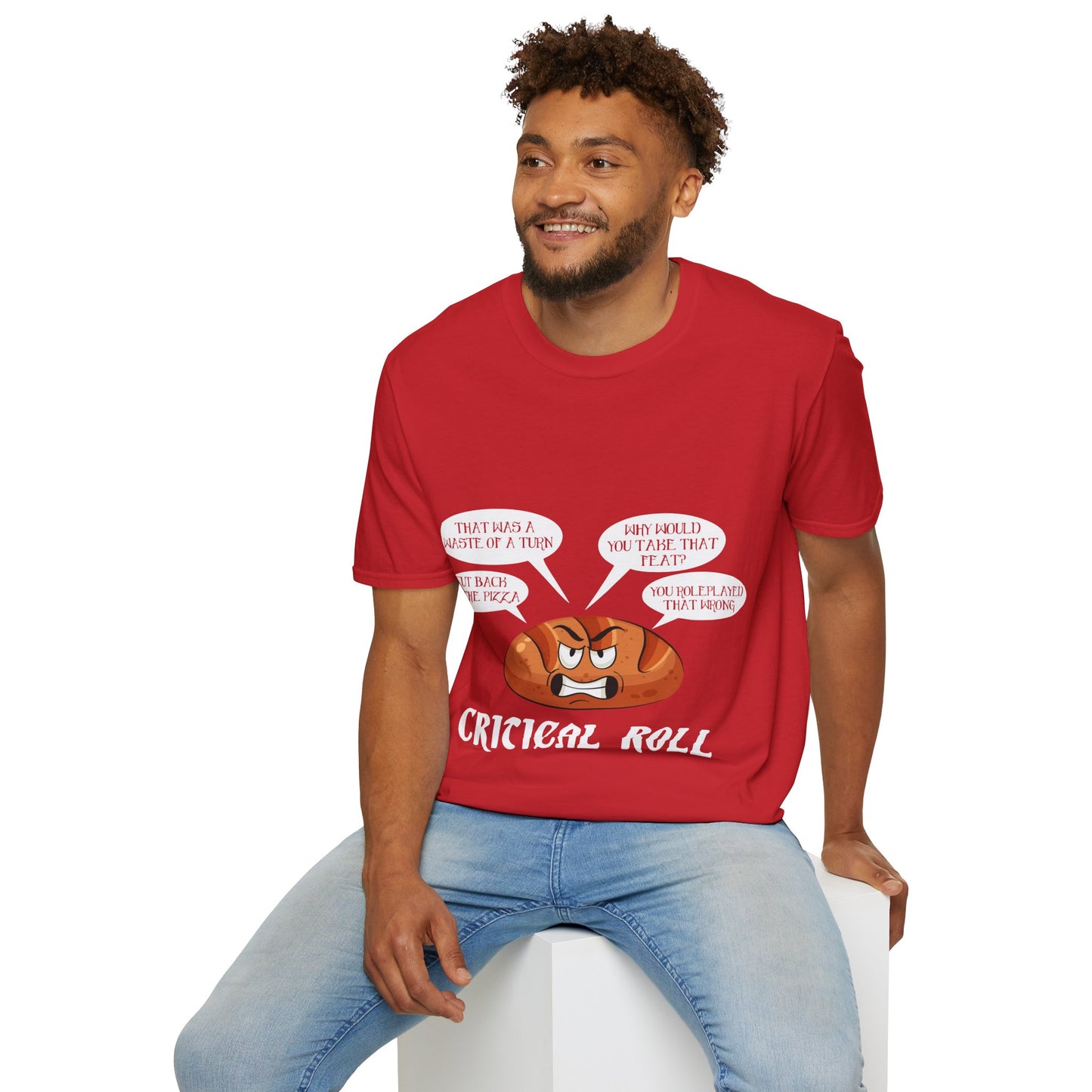 Critical Roll - Softstyle T-Shirt for Men and Women
