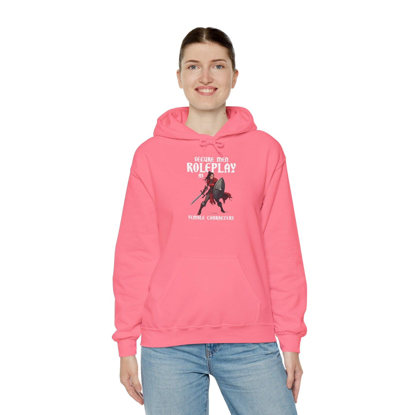 Secure Men Roleplay as Women - Heavy Blend™ Hooded Sweatshirt for Men and Women