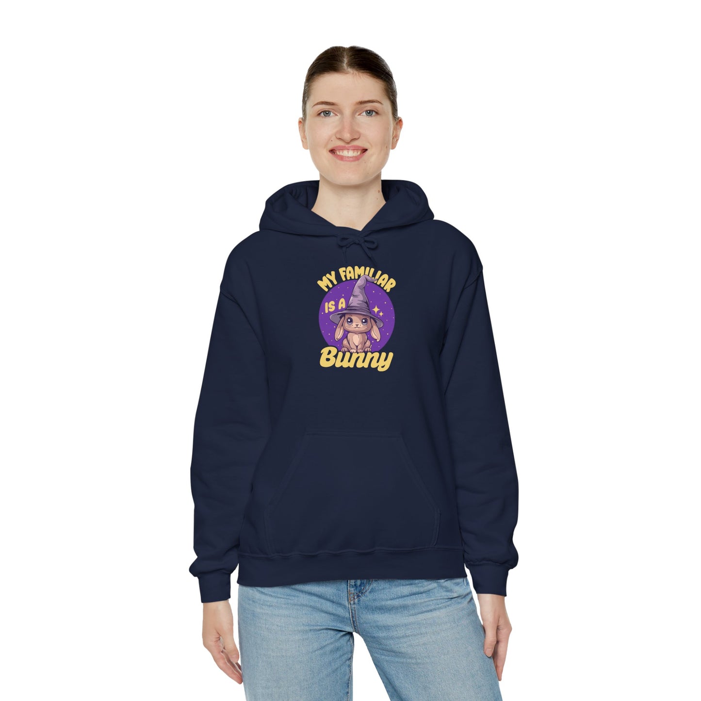 My Familiar is a Bunny - Heavy Blend™ Hoodie for Men and Women