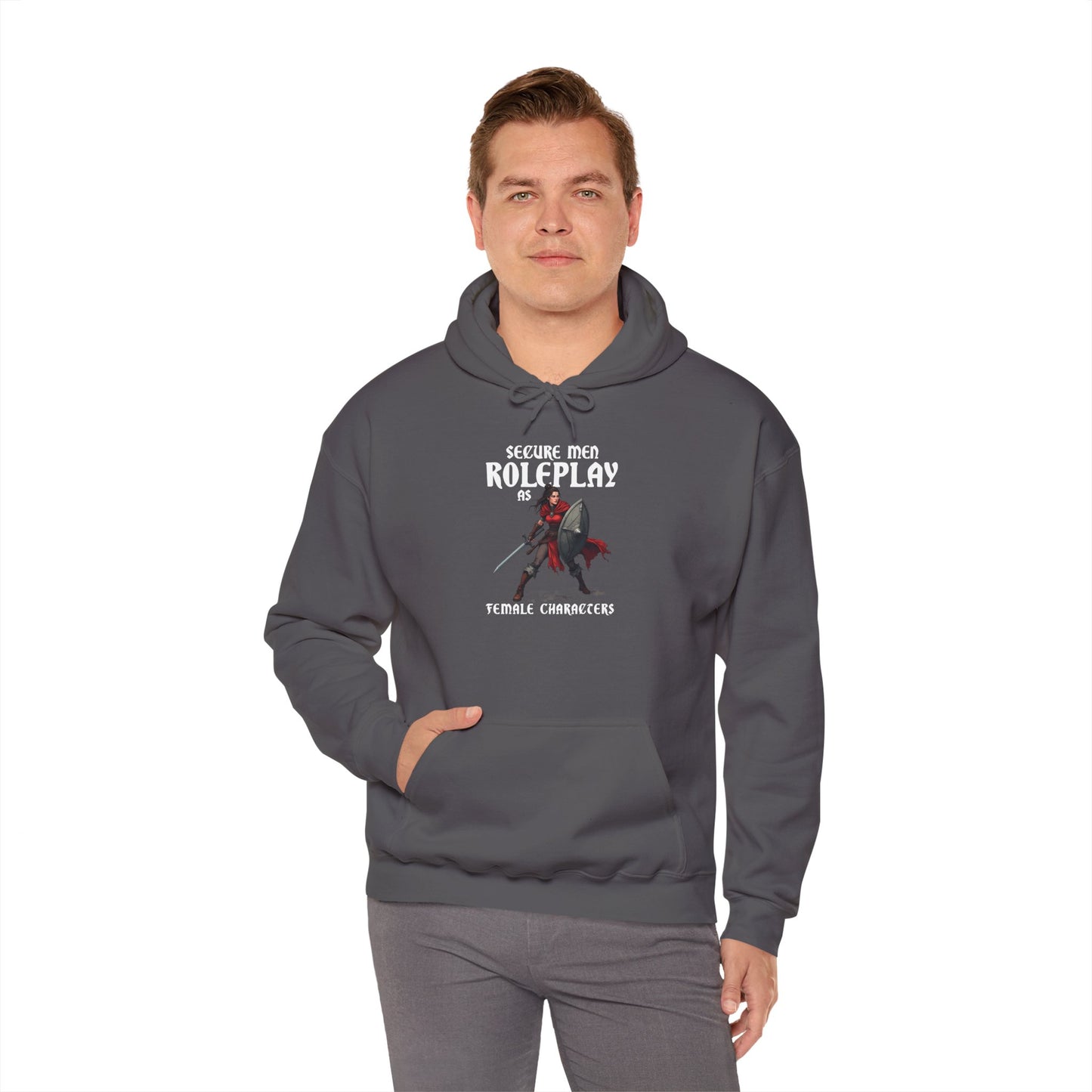 Secure Men Roleplay as Women - Heavy Blend™ Hooded Sweatshirt for Men and Women