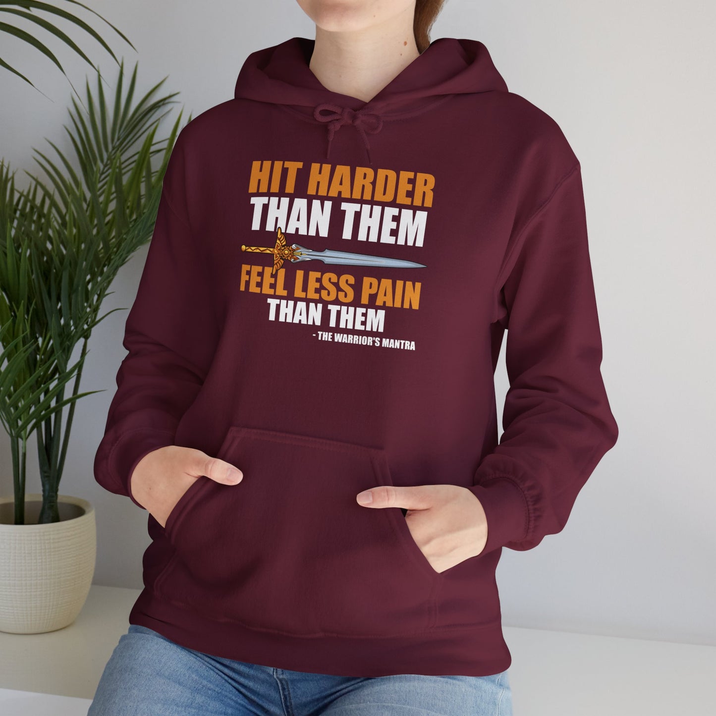 Warrior's Mantra - Heavy Blend™ Hoodie for Men and Women