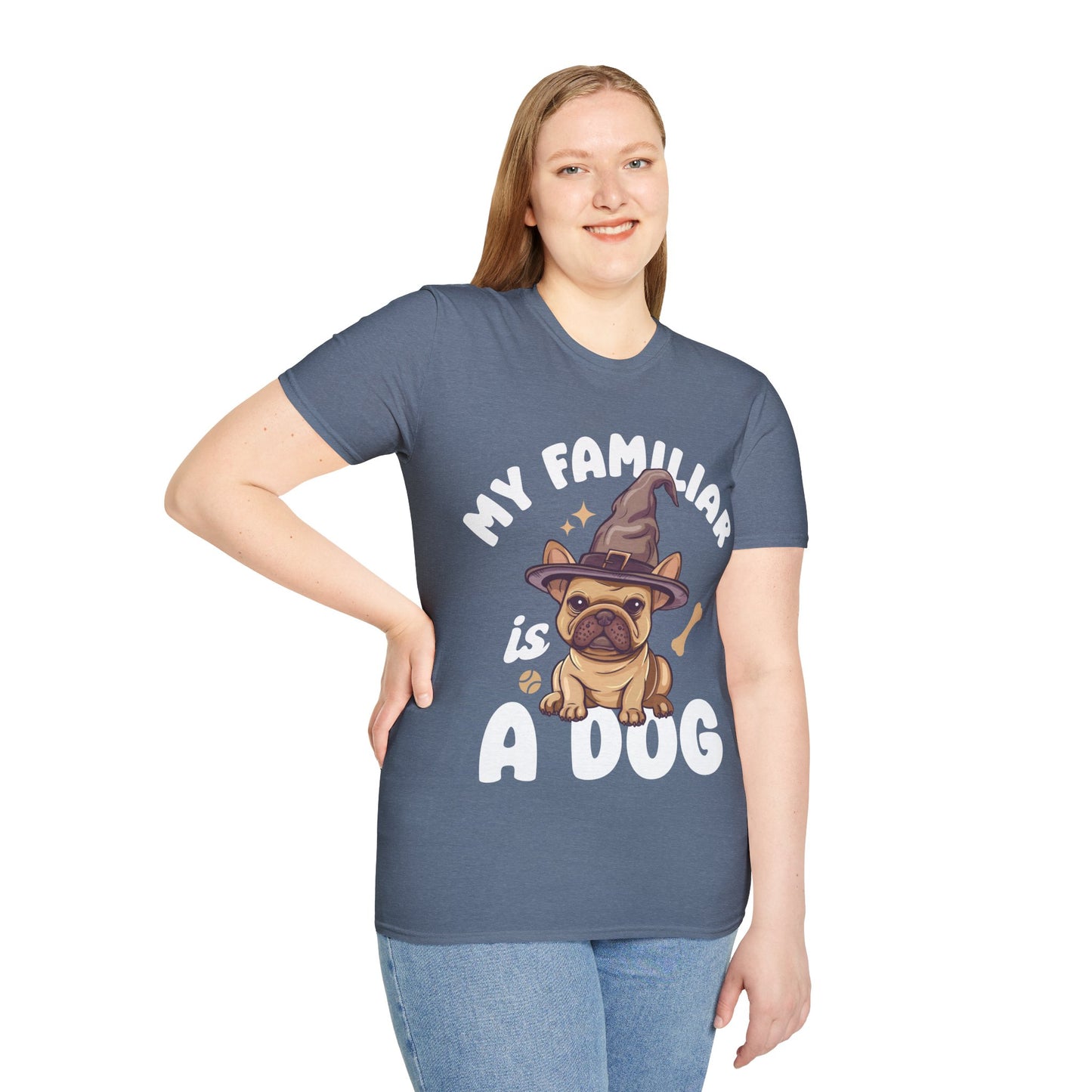 My Familiar is a Dog - Unisex Softstyle T-Shirt