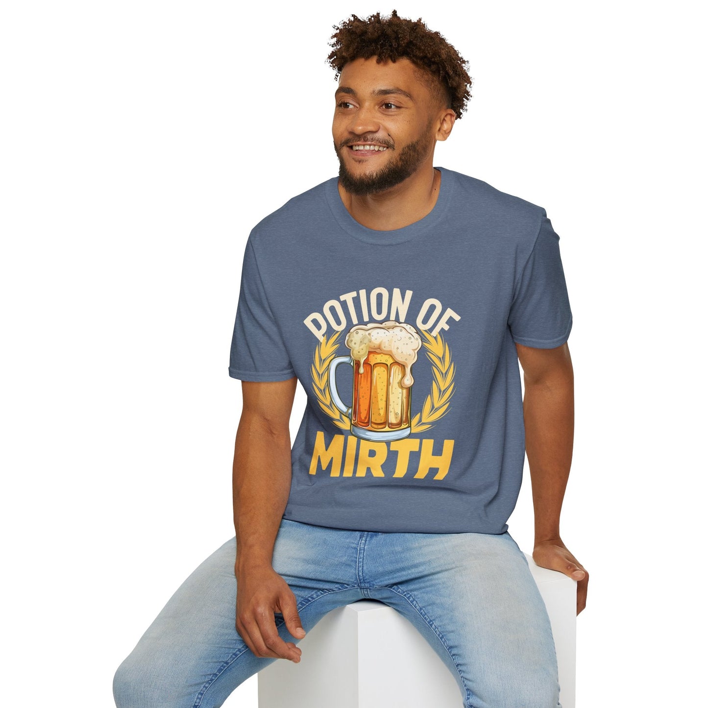 Potion of Mirth - Softstyle T-Shirt for Men or Women Printify