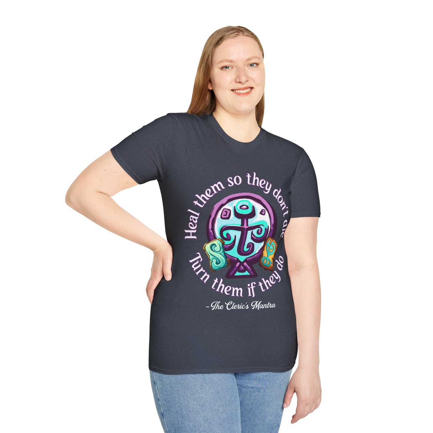 Cleric's Mantra - Softstyle T-Shirt for Men and Women