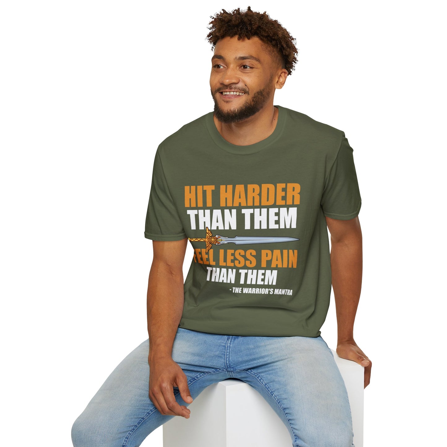 Warrior Mantra - Softstyle T-Shirt for Men and Women