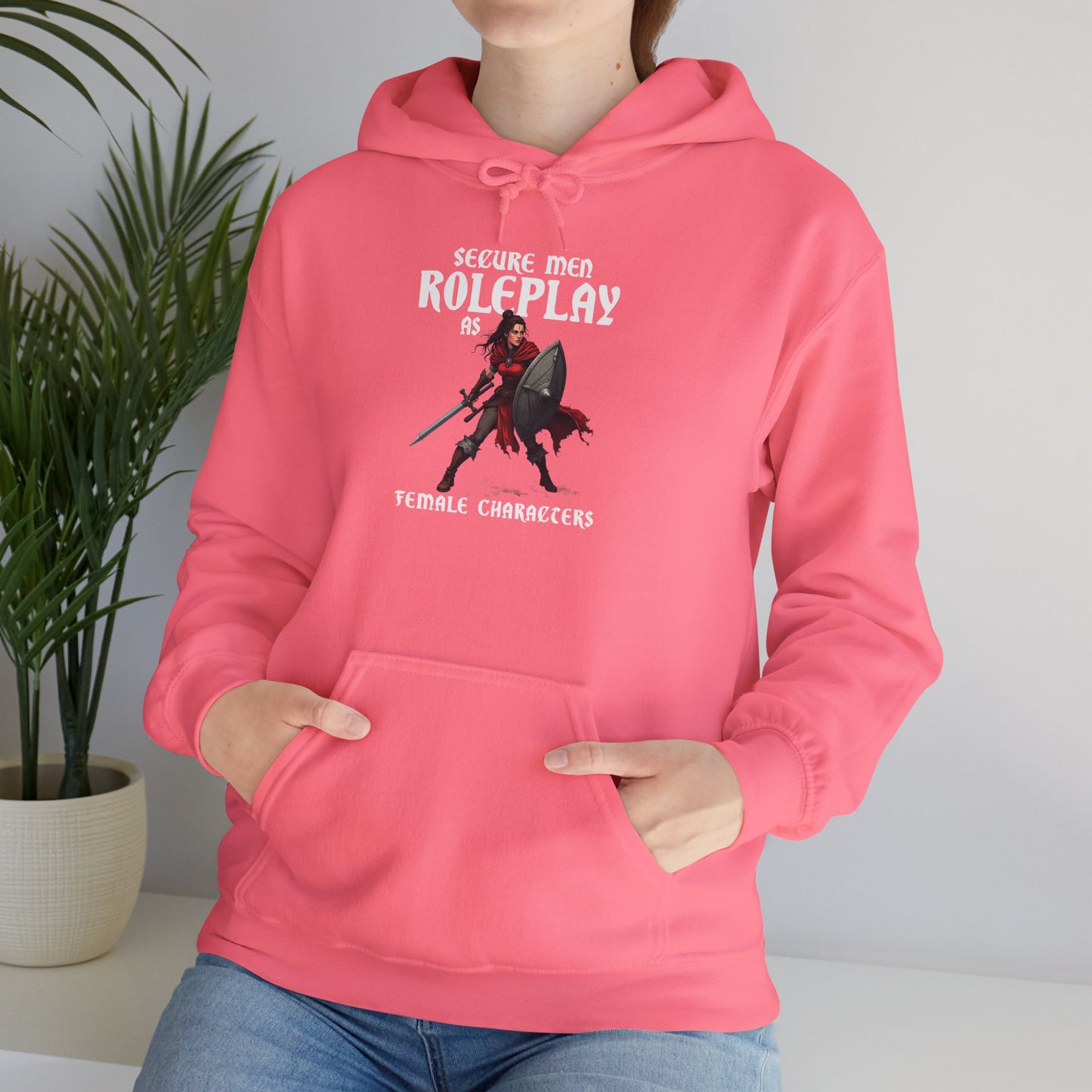 Secure Men Roleplay as Women - Heavy Blend™ Hooded Sweatshirt for Men and Women