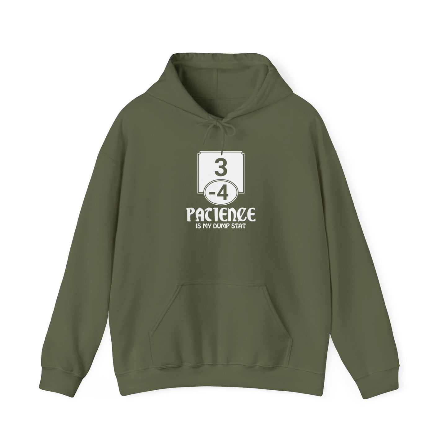 Patience is My Dump Stat - Heavy Blend™ Hoodie for Men and Women