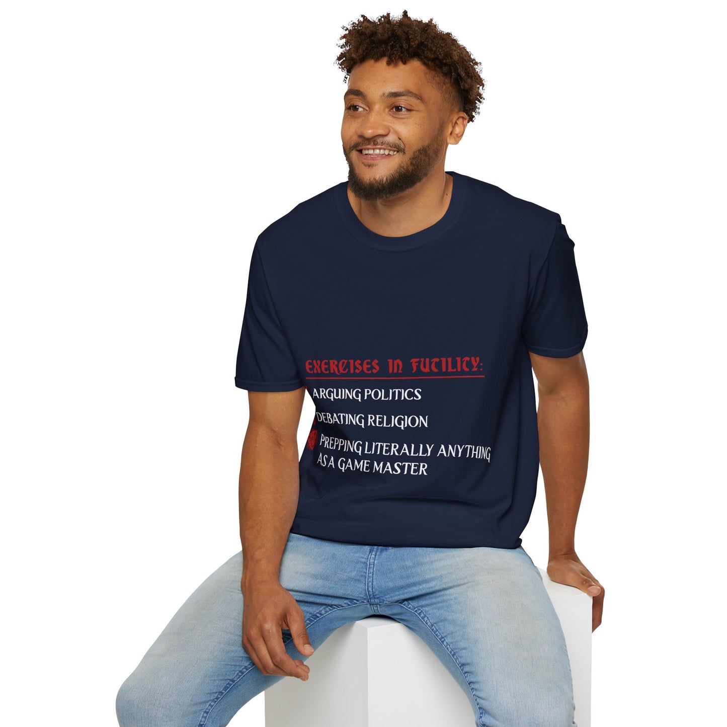 Exercises in Futility - Softstyle T-Shirt for Men and Women