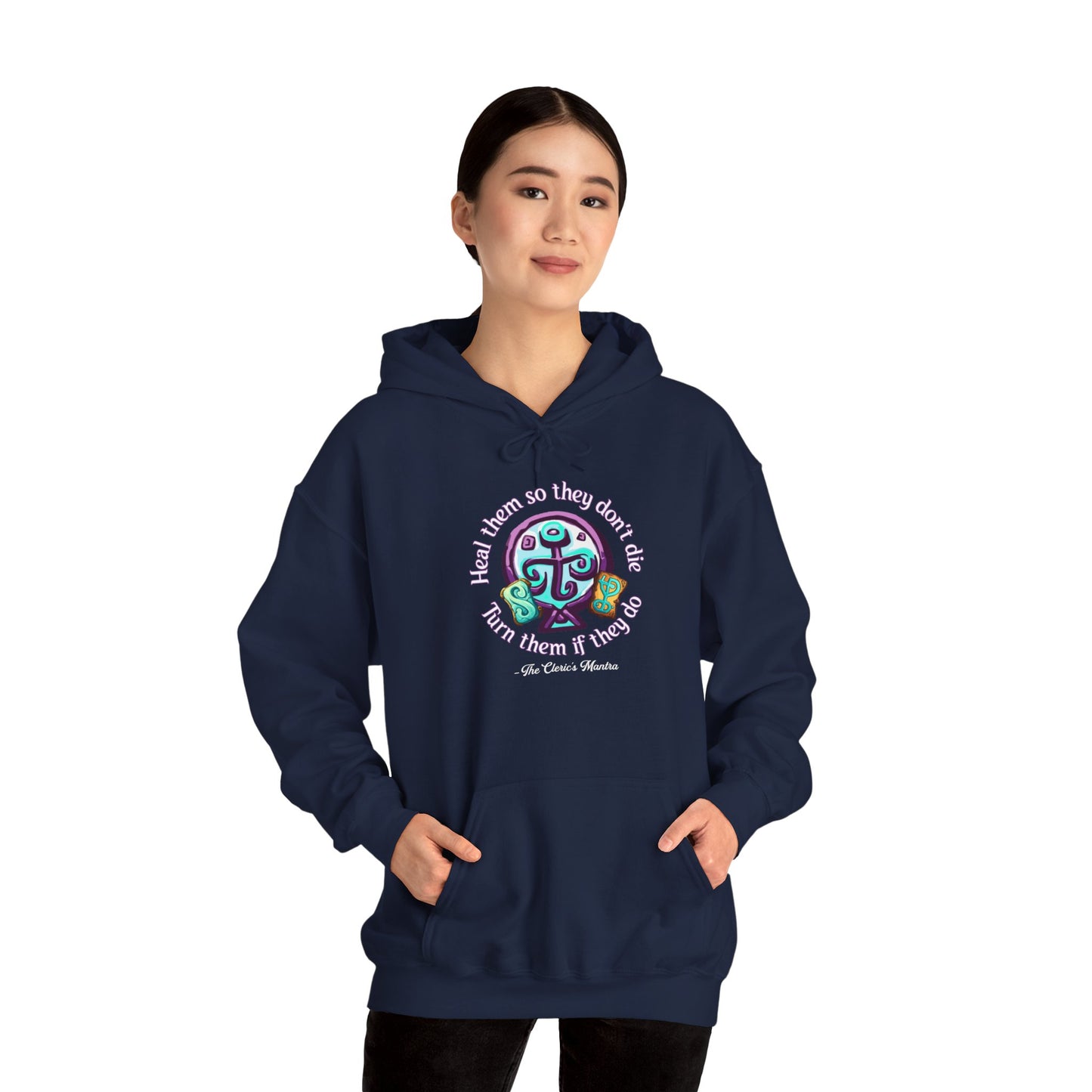 Cleric's Mantra - Heavy Blend™ Hoodie for Men and Women