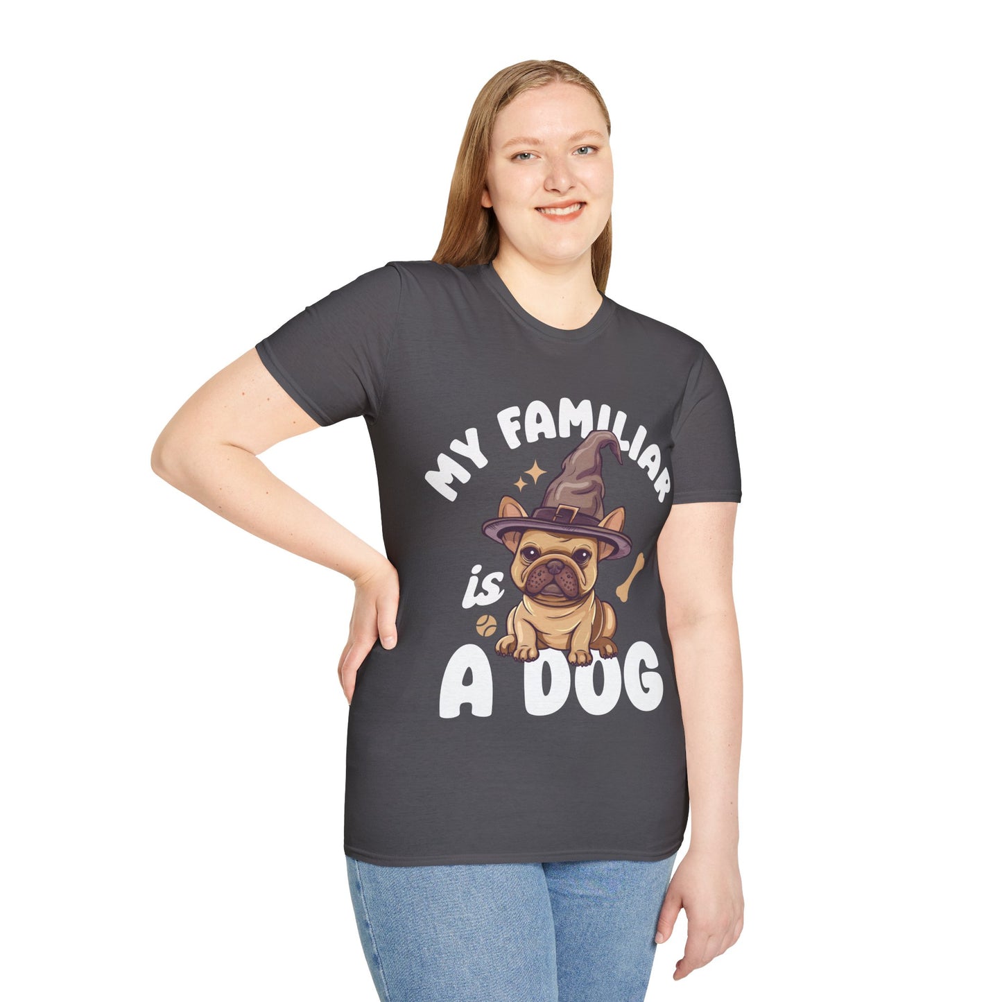 My Familiar is a Dog - Unisex Softstyle T-Shirt