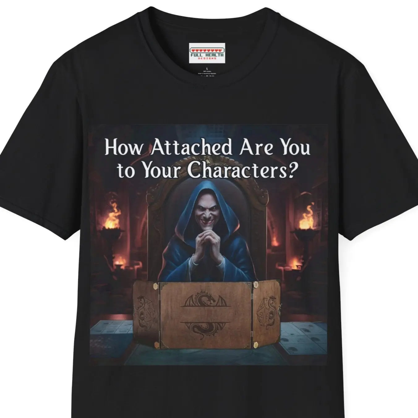Funny TTRPG T-Shirts for D&D Players, DMs, and Dice Goblins