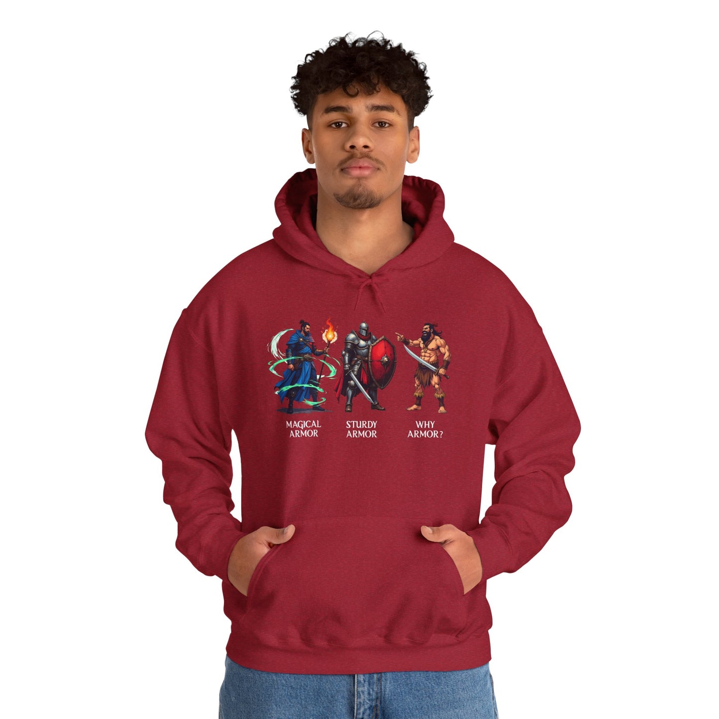 Class Armor Comparison - Heavy Blend™ Hooded Sweatshirt for Men and Women