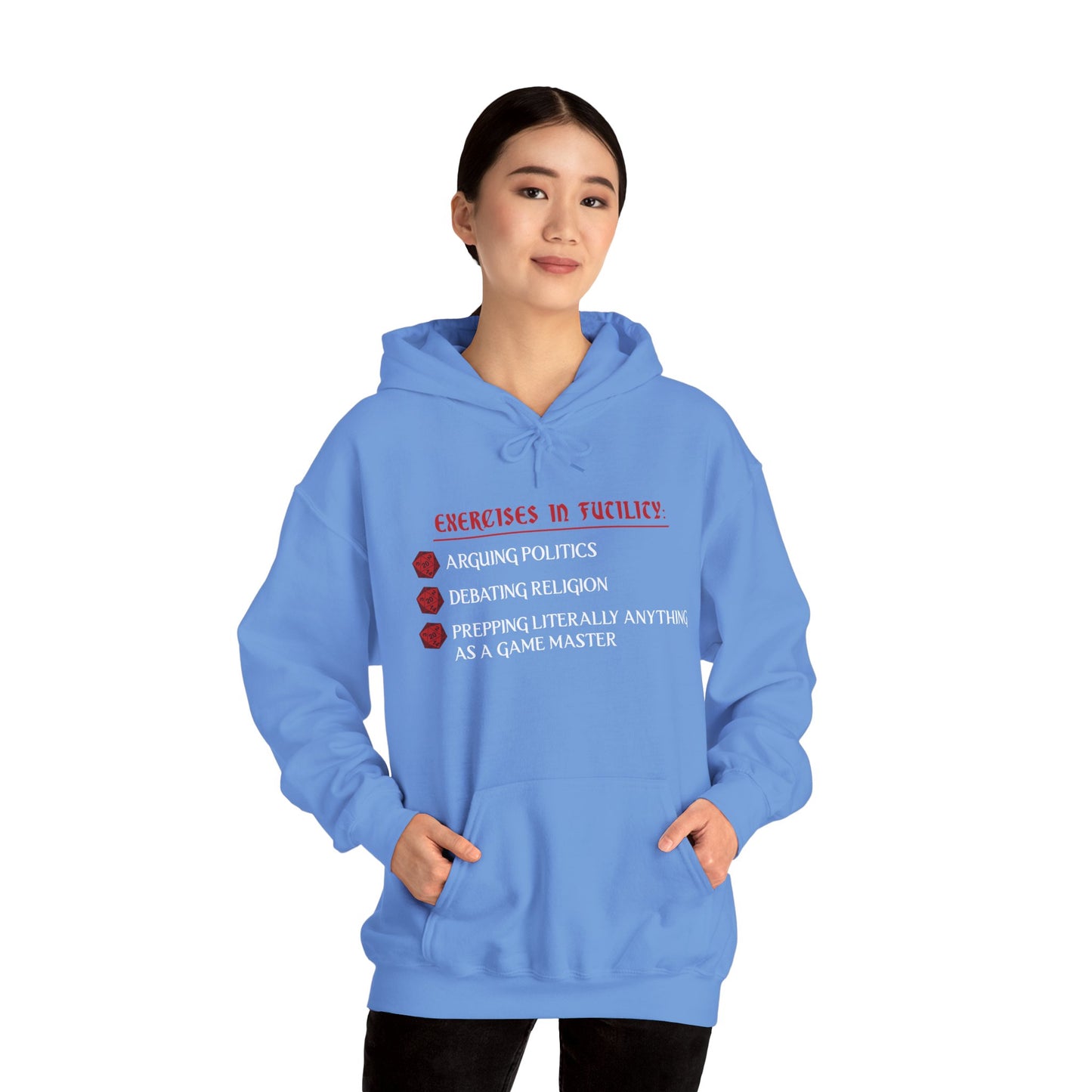 Exercises in Futility - Heavy Blend™ Hooded Sweatshirt for Men and Women