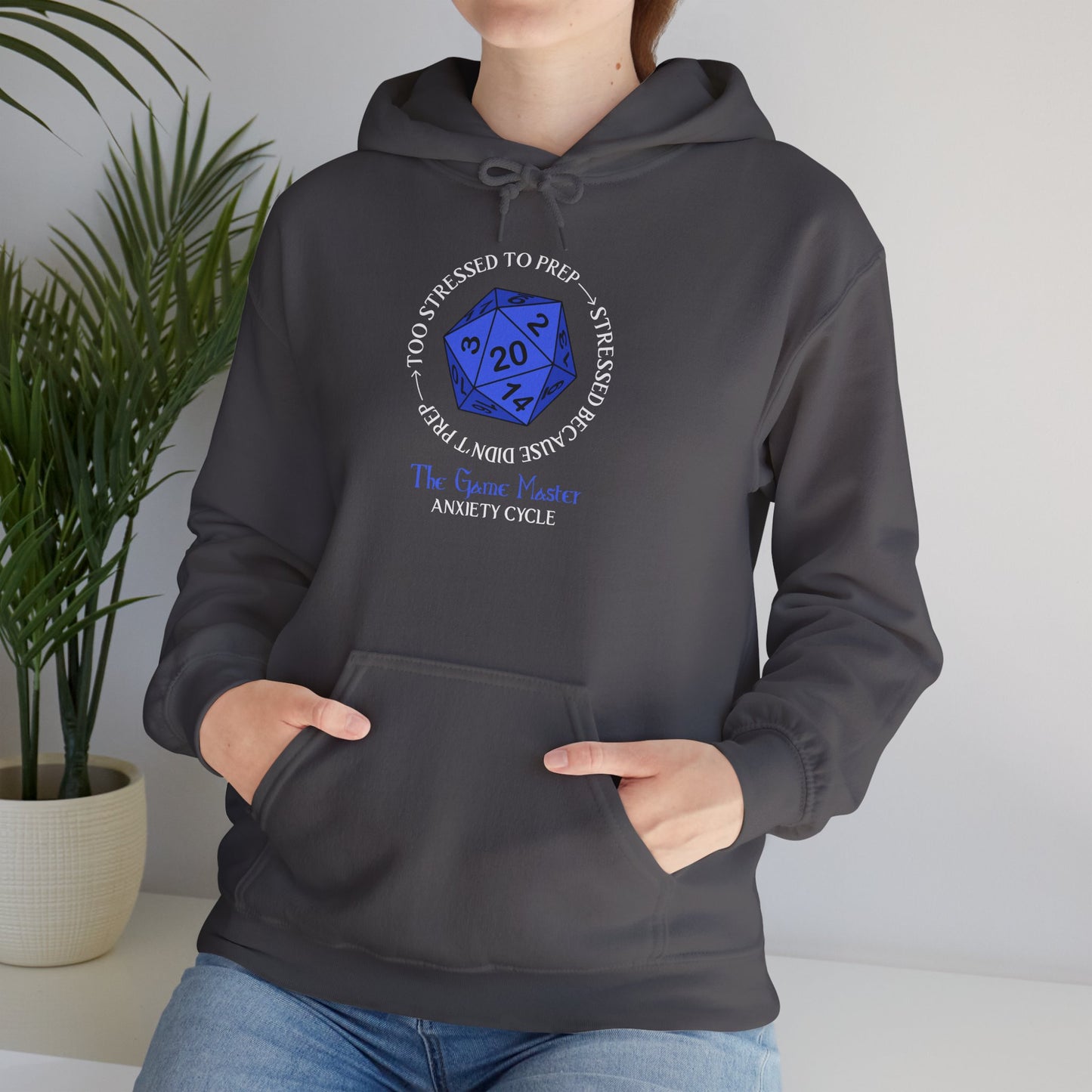 The GM Anxiety Cycle - Heavy Blend™ Hooded Sweatshirt for Men and Women