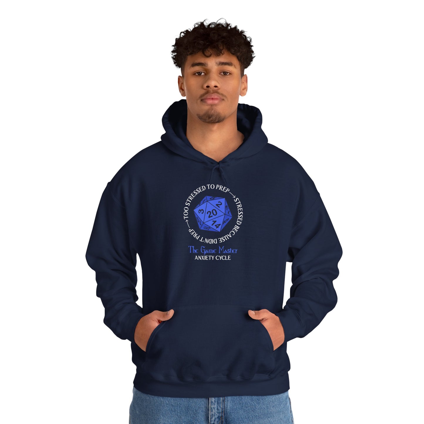The GM Anxiety Cycle - Heavy Blend™ Hooded Sweatshirt for Men and Women