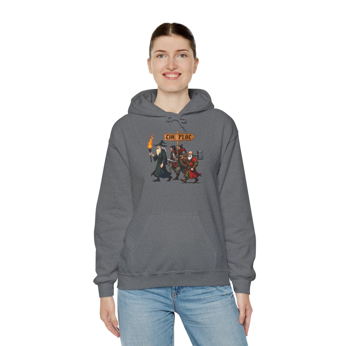 Missing the Plot - Heavy Blend™ Hooded Sweatshirt for Men and Women