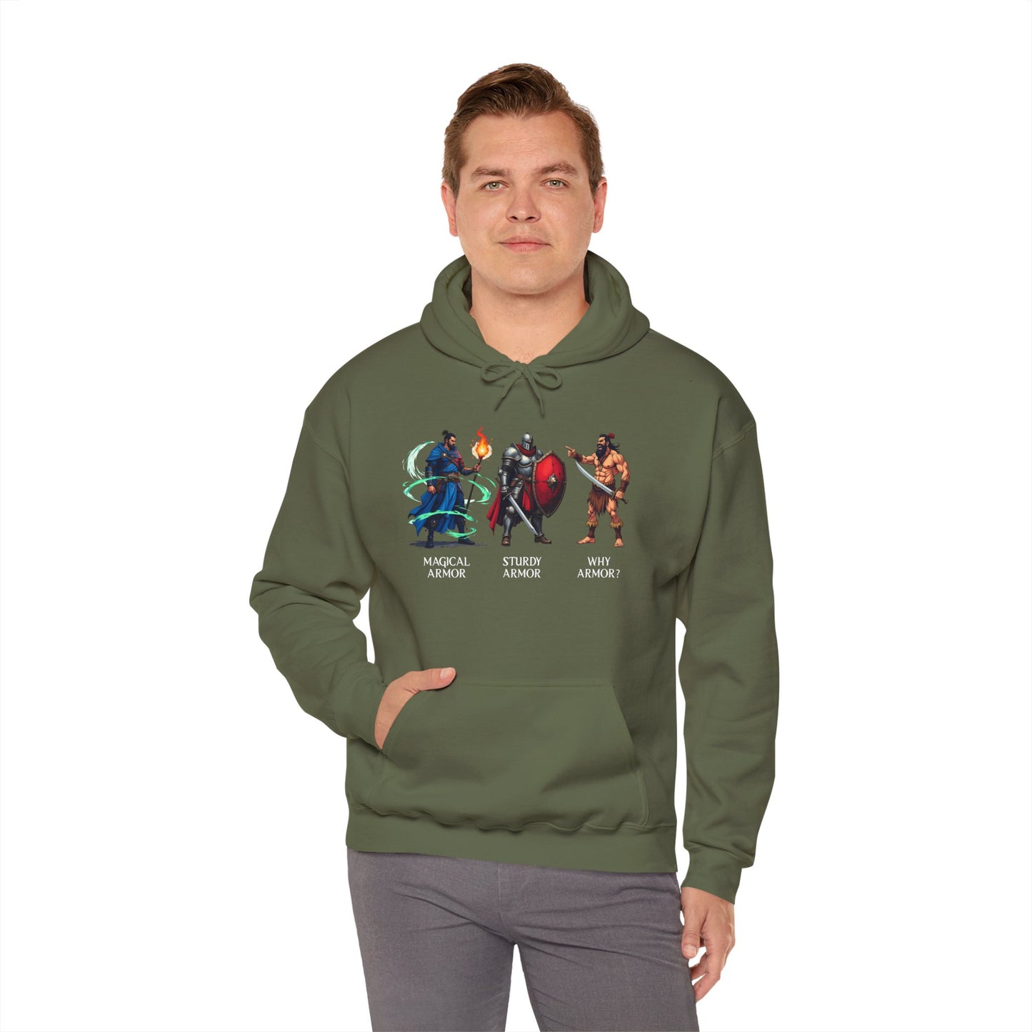 Class Armor Comparison - Heavy Blend™ Hooded Sweatshirt for Men and Women