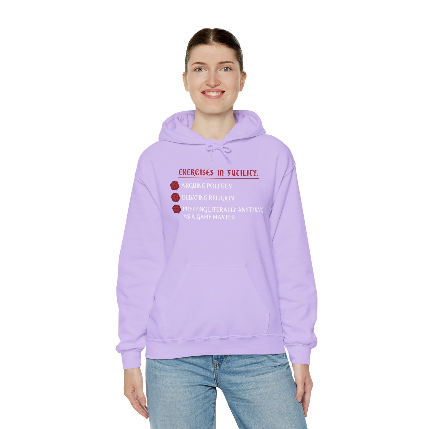 Exercises in Futility - Heavy Blend™ Hooded Sweatshirt for Men and Women