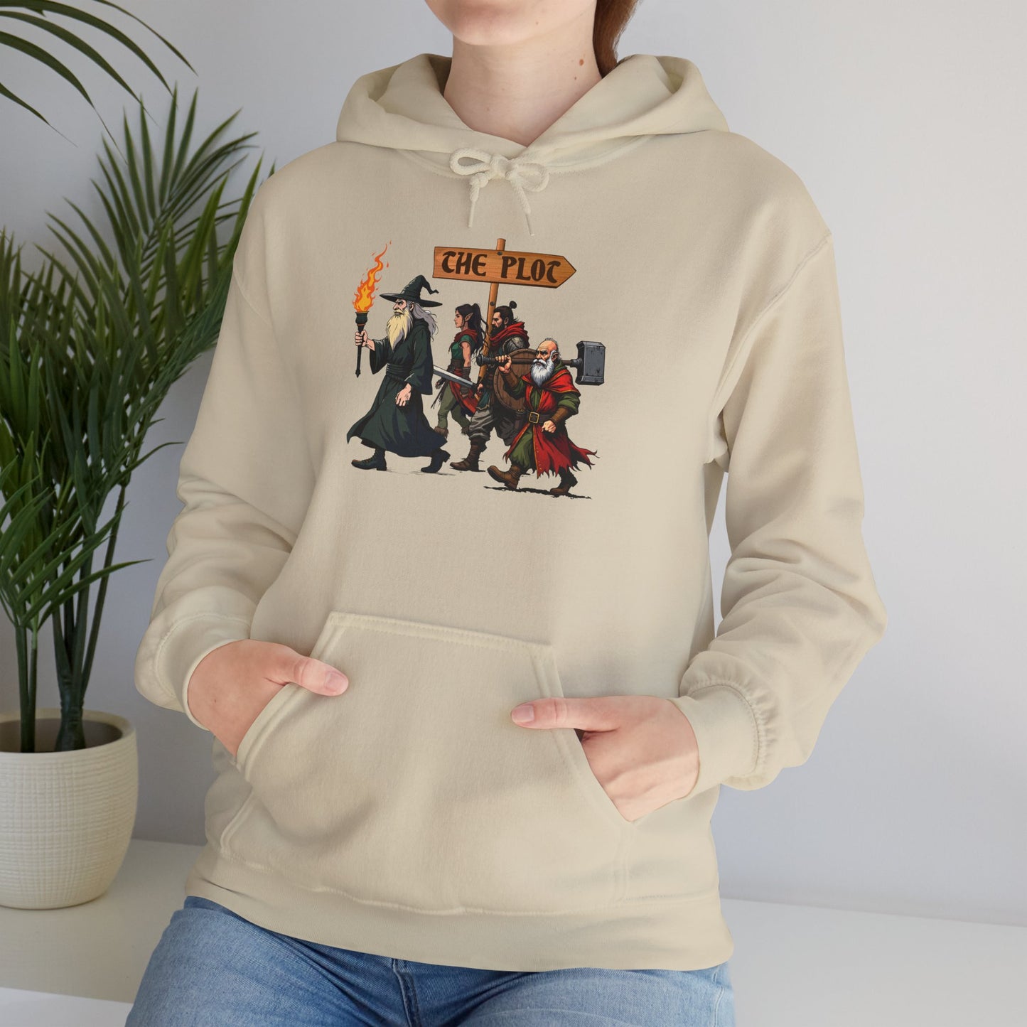 Missing the Plot - Heavy Blend™ Hooded Sweatshirt for Men and Women