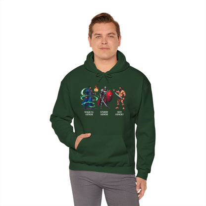 Class Armor Comparison - Heavy Blend™ Hooded Sweatshirt for Men and Women