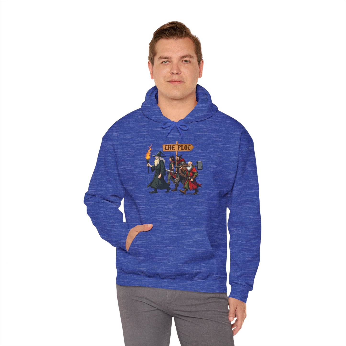 Missing the Plot - Heavy Blend™ Hooded Sweatshirt for Men and Women