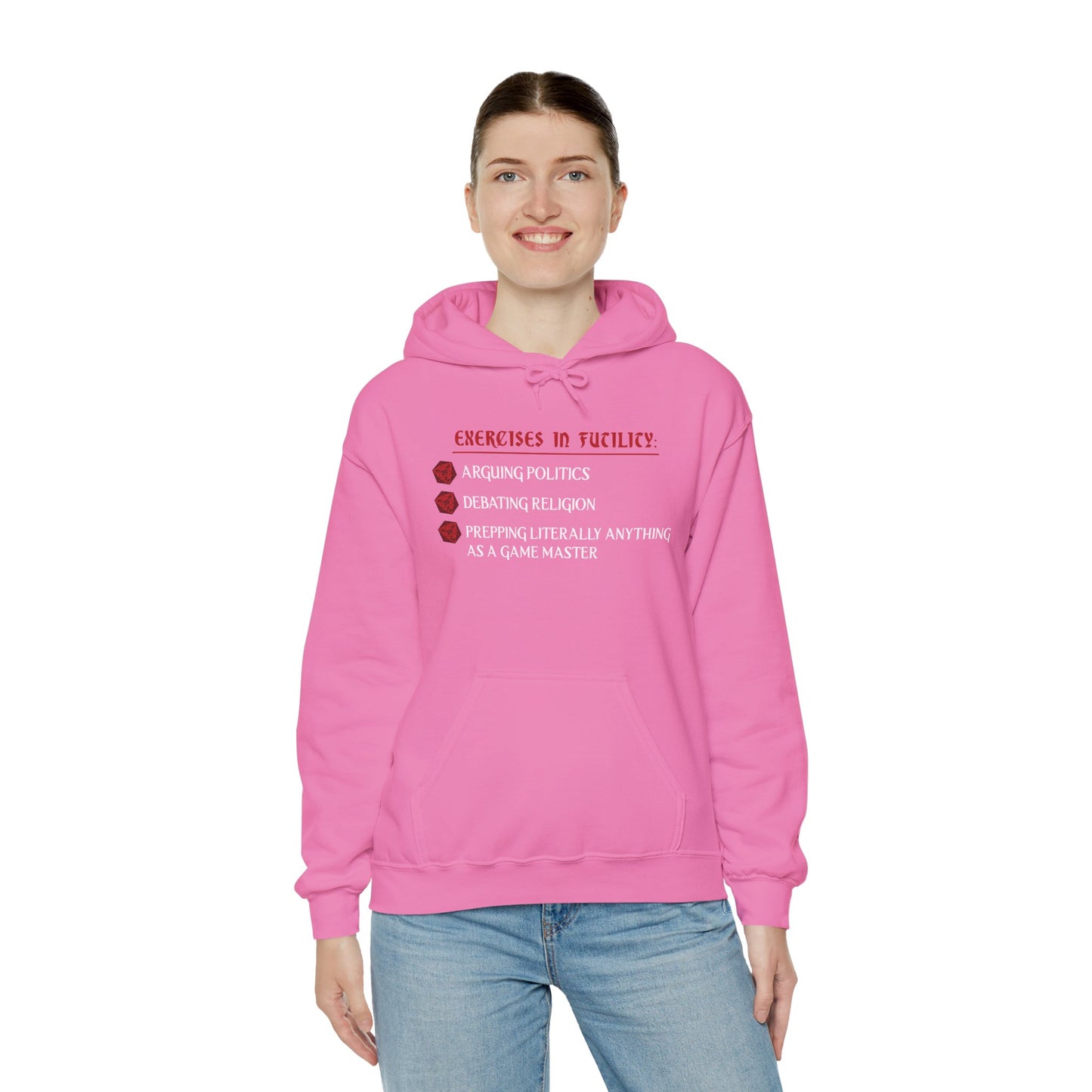 Exercises in Futility - Heavy Blend™ Hooded Sweatshirt for Men and Women
