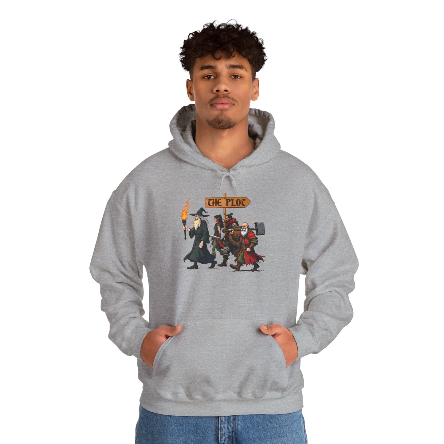 Missing the Plot - Heavy Blend™ Hooded Sweatshirt for Men and Women