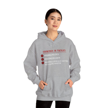 Exercises in Futility - Heavy Blend™ Hooded Sweatshirt for Men and Women