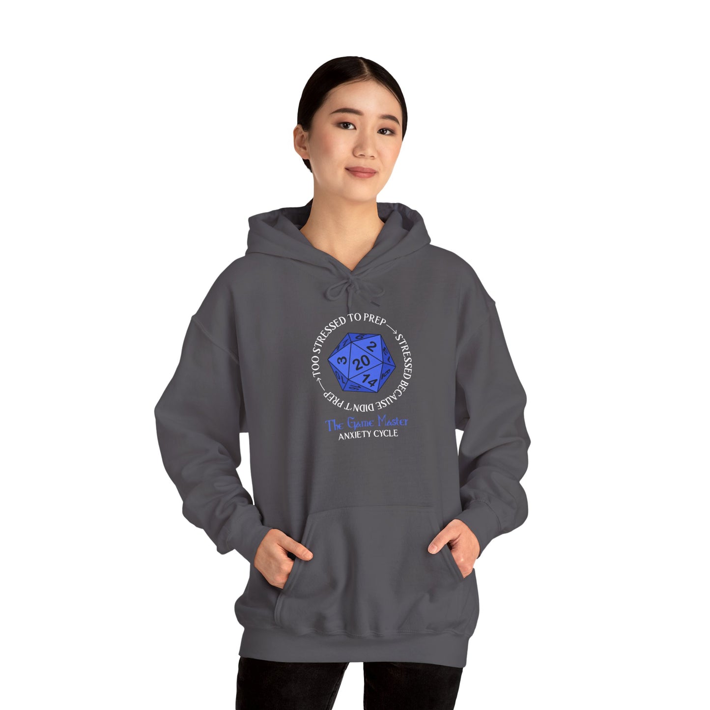 The GM Anxiety Cycle - Heavy Blend™ Hooded Sweatshirt for Men and Women