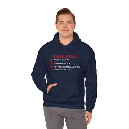 Exercises in Futility - Heavy Blend™ Hooded Sweatshirt for Men and Women