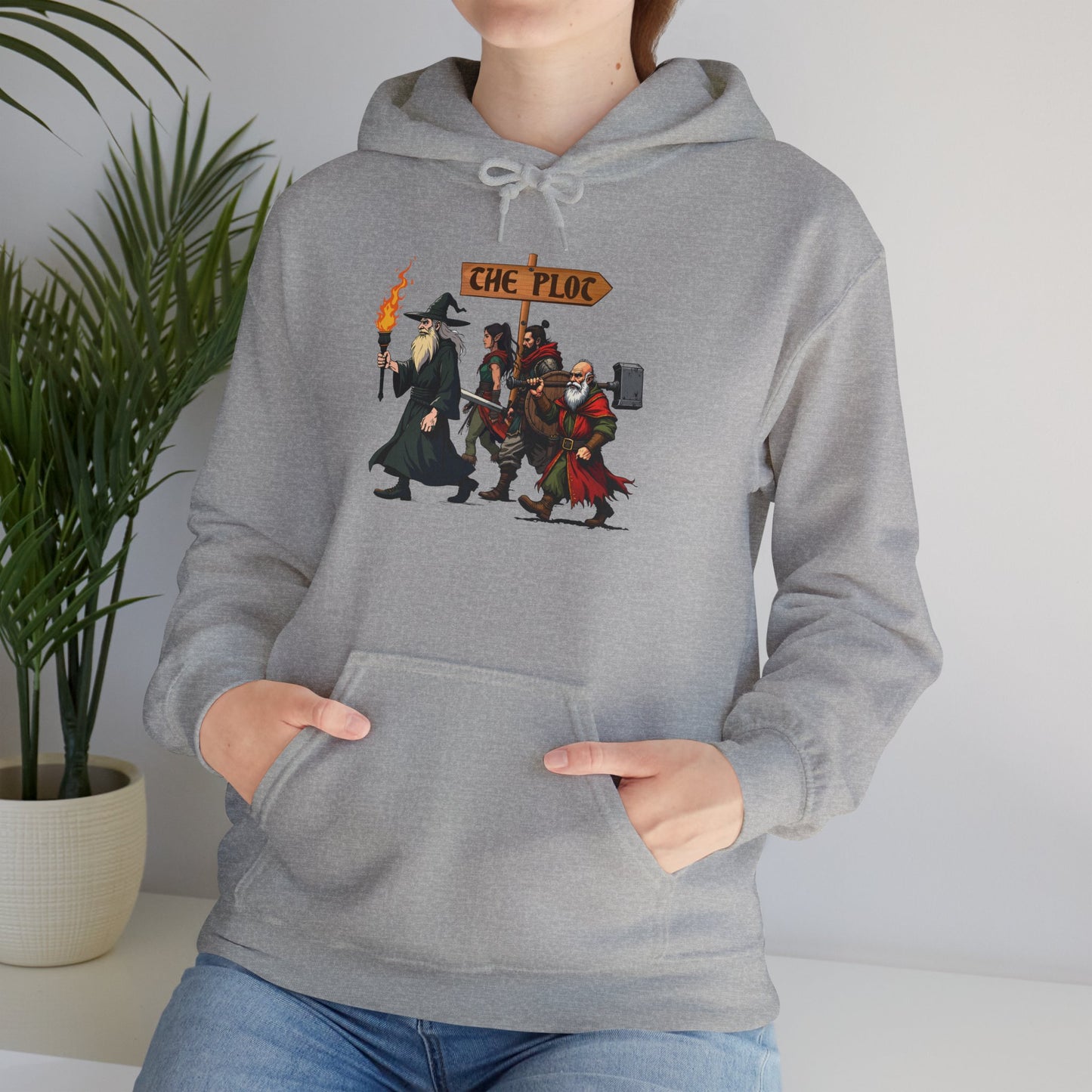 Missing the Plot - Heavy Blend™ Hooded Sweatshirt for Men and Women
