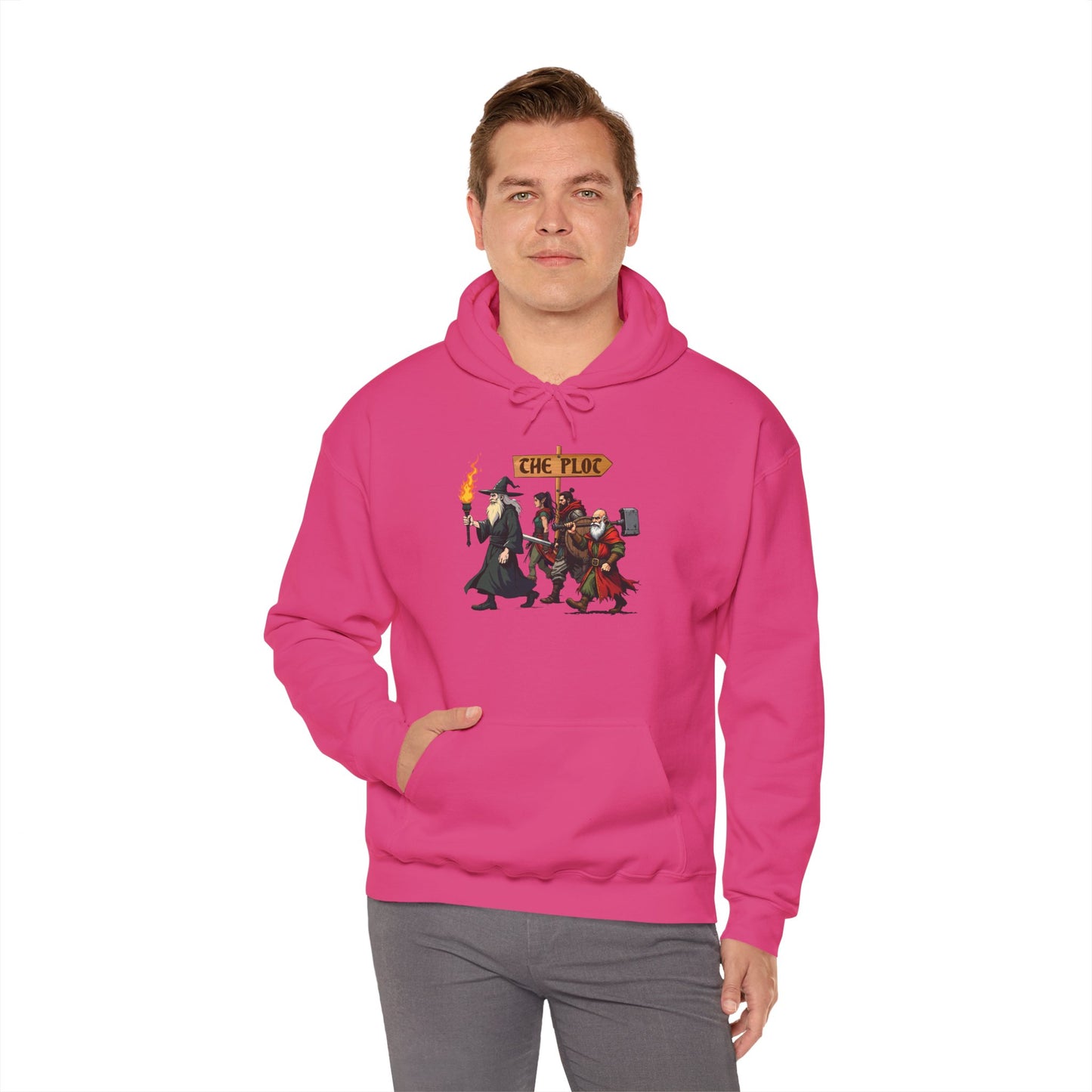 Missing the Plot - Heavy Blend™ Hooded Sweatshirt for Men and Women