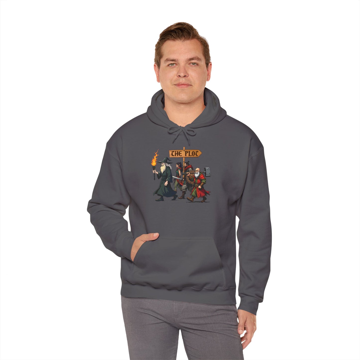 Missing the Plot - Heavy Blend™ Hooded Sweatshirt for Men and Women